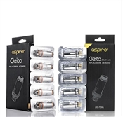 Aspire Cleito Replacement Coils 5-pack – Compatible with Cleito, Cleito Pro, EXO Tanks, featuring Clapton Kanthal, SS316L, Mesh coils with organic cotton for rich flavor and dense vapor Aspire Cleito Replacement Coils 5-pack – Compatible with Cleito, Cleito Pro, EXO Tanks, featuring Clapton Kanthal, SS316L, Mesh coils with organic cotton for rich flavor and dense vapor