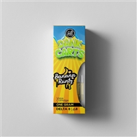 Delta-8 Dank Carts Vape Cartridge: Banana Runtz