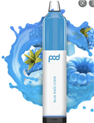 Pod Mesh 5500 Disposable Blue Razz Chew