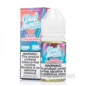 CLOUD NURDZ  SALTS GRAPE STRAWBERRY ICED