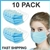 DISPOSABLE FACE MASK -10 PCSCS