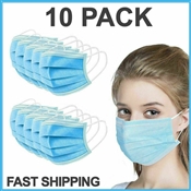 DISPOSABLE FACE MASK -10 PCSCS