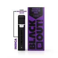 Grand Daddy Grape Black Out Delta-8-10 HHC Disposable 2-Gram