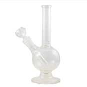 HMP 8" PEDESTAL GLASS WATER PIPE