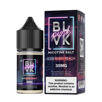 Strawberry Peach Ice (Iced Berry Peach) by BLVK Pink Salt E-Liquid | 30mL