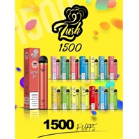 LUSH 1500 DISPOSABLE  VAPE PEN - 1 PACK