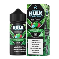 Mighty Vapors x Hulk Tears Frozen Green Apple Straw Melon Chew 100ml E-Juice