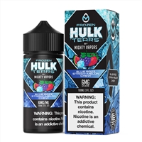 Frozen Blue Razz Strawmelon Chew Hulk Tears by Mighty Vapors