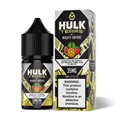 White Gummy Straw Melon Chew Hulk Tears by Mighty Salts