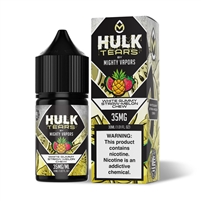 White Gummy Straw Melon Chew Hulk Tears by Mighty Salts