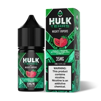 Mighty Vapors x Hulk Tears Salts Hulk Tears Straw Melon Chew 30ml E-Juice