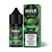 Mighty Vapors x Hulk Tears Salts Green Apple Straw Melon Chew 30ml E-Juice