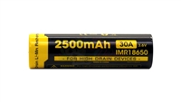 NITECORE IMR 18650 2500MAH 30A FLAT TOP