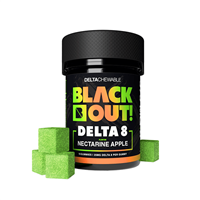 Nectarine Apple Black Out Delta 8 Gummies 25mg