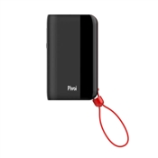 Pivoi 10000mAh Power Bank with Built in Lightning Cable