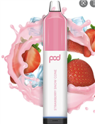 Pod Mesh 5500 Disposable Strawberry Snow Cone