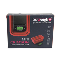 Truweigh Mini Crimson Scale Collapsible Bowl