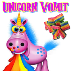 unicorn vomit cookies