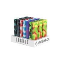 WHITE RHINO DAB OUT STRAW DISPLAY - 21 COUNT